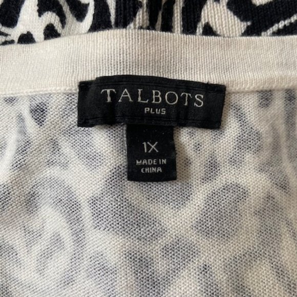 Talbots Charming Cardigan  3/4 length - Picture 3 of 3